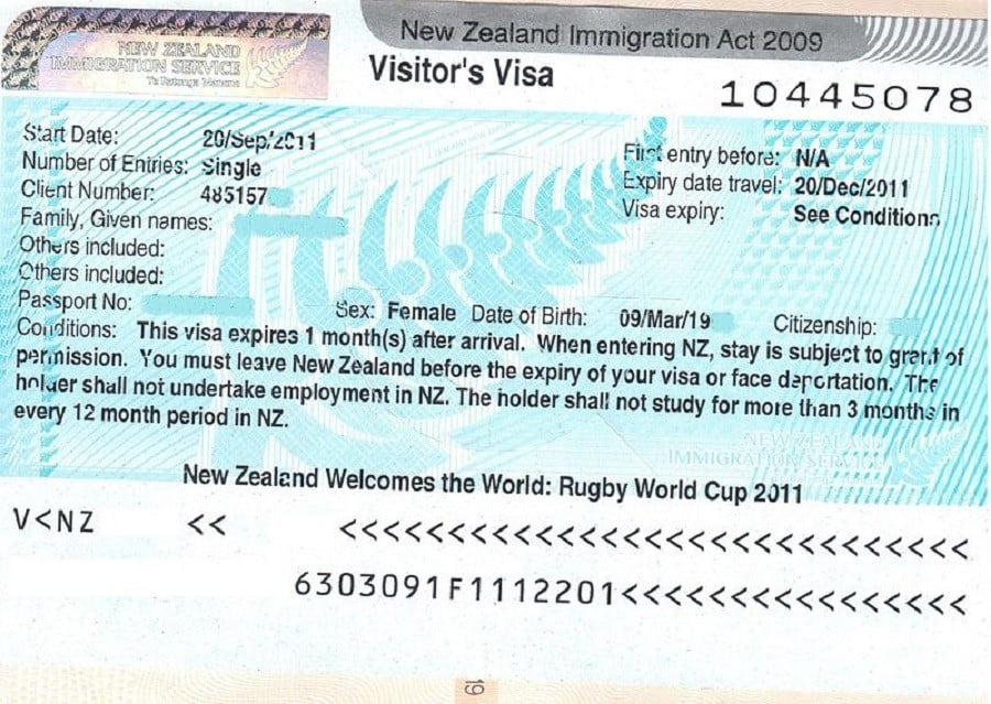 New Zealand Visitor Visa Application 48